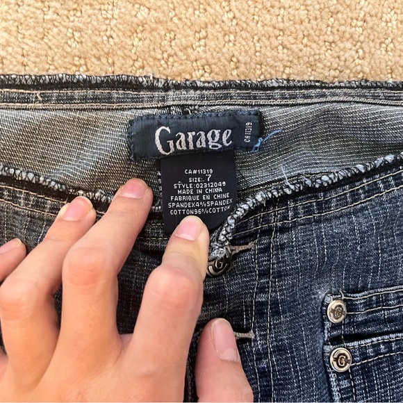 Y2K Garage Low Flared Rise Jeans - Picture 5 of 8